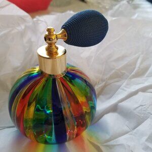 Murano Glass Rainbow Perfume Bottle